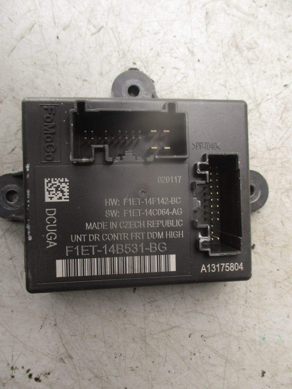 2017 FORD FOCUS MK3 OSF RIGHT FRONT DRIVER SIDE DOOR CONTROL MODULE F1ET14B531BG