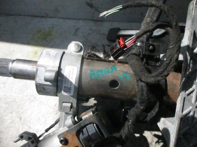 2015 VAUXHALL ASTRA J STEERING COLUMN & IGNITION BARREL 13337924