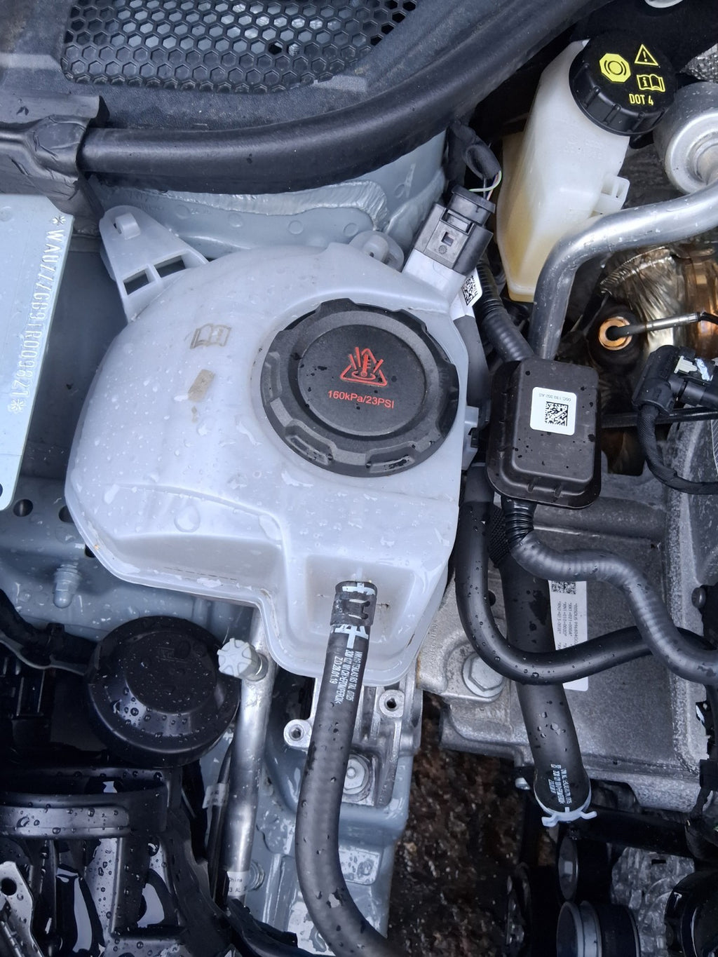 2025 AUDI A1 S LINE MK2 GB 1.0 PETROL COOLANT OVERFLOW EXPANSION TANK RESERVOIR
