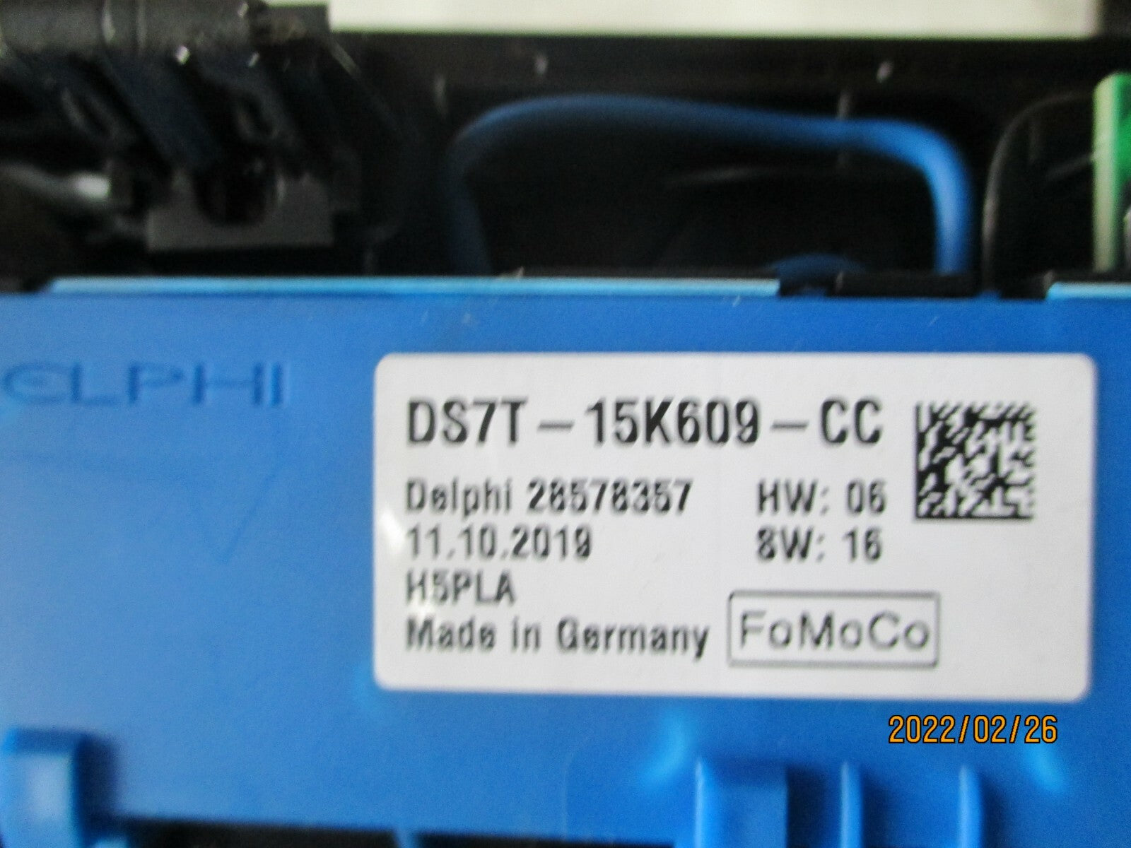 FORD FIESTA 2019 MK8 FRONT INTERIOR ROOF READING LIGHT