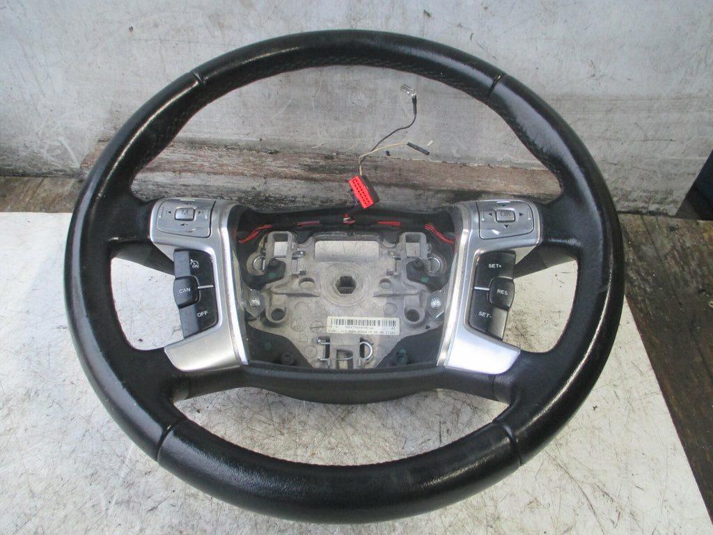 FORD MONDEO MK4 2008 4 SPOKE MULTIFUNCTION LEATHER STEERING WHEEL 7S713600JB3ZHE