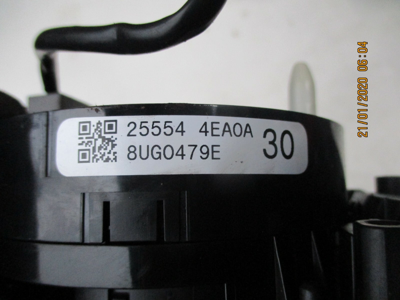 NISSAN QASHQAI J11 2018 INDICATOR WIPER CONTROL SWITCH STALK SQUIB 255544EA0A