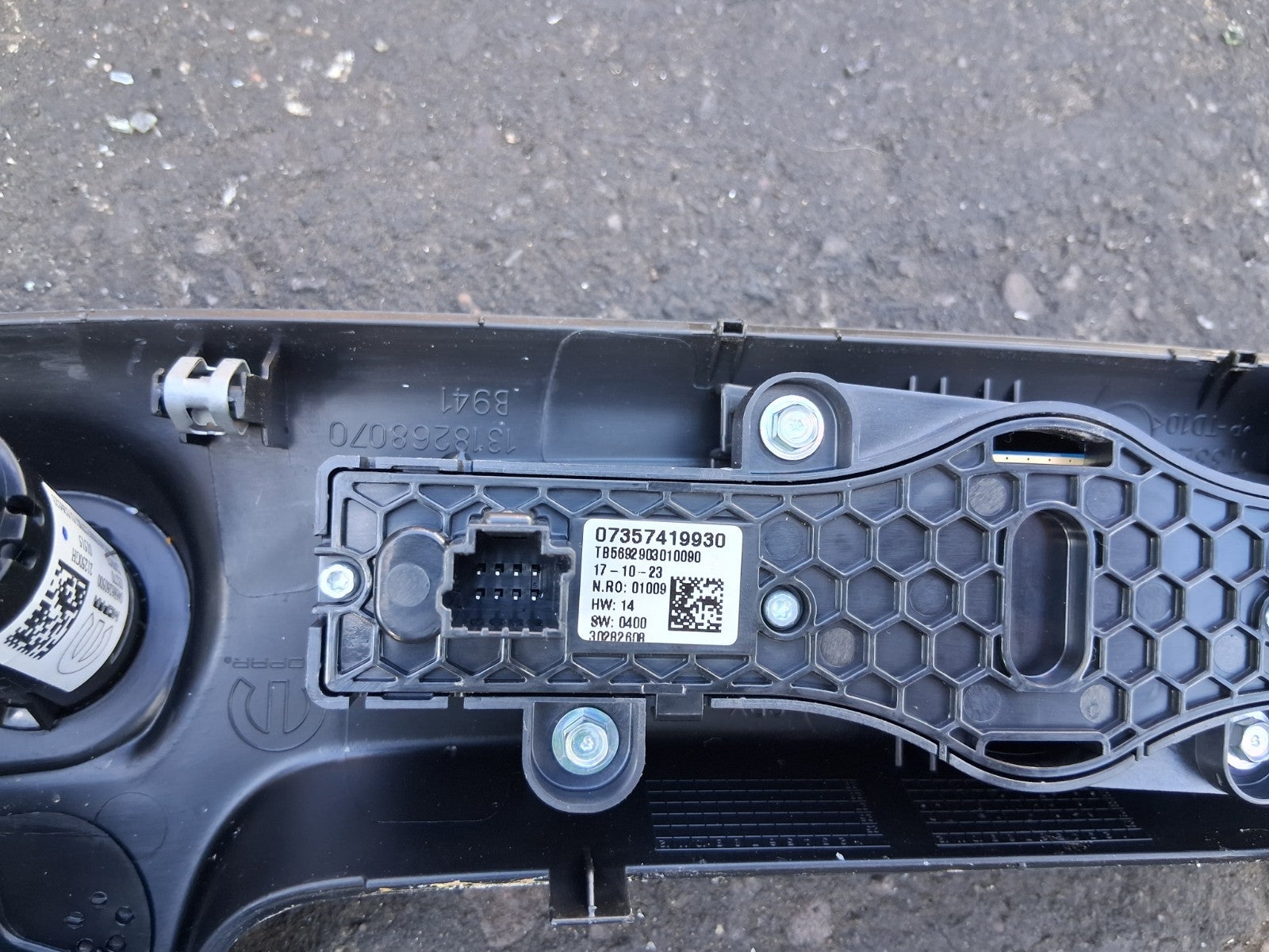 2024 FIAT DUCATO MK3 FACELIFT HAZARD SWITCH USB SOCKET PANEL 07357419930