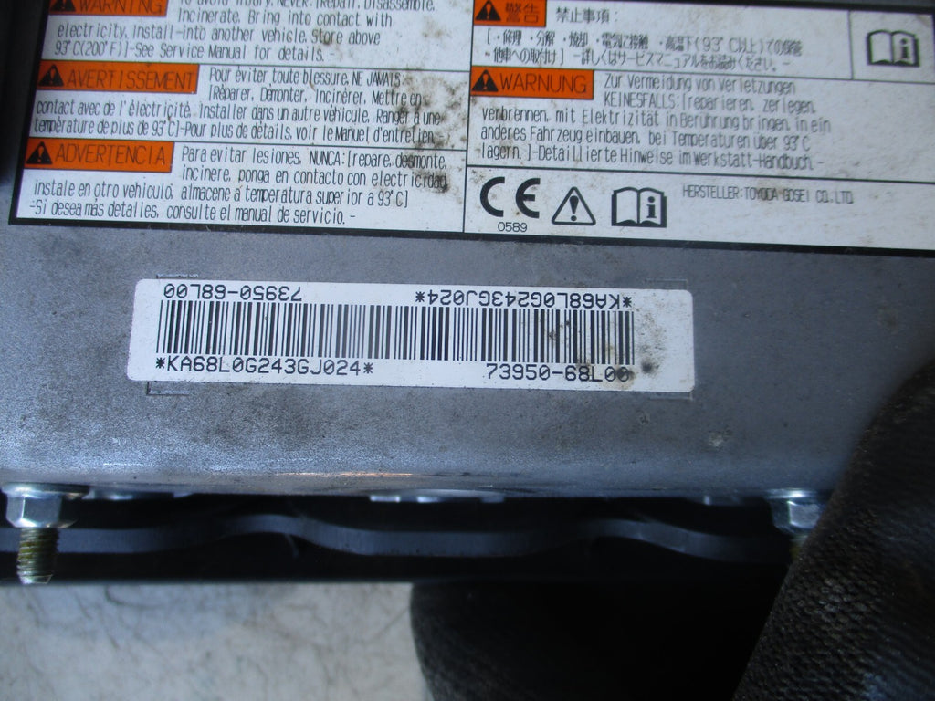 SUZUKI SWIFT MK3 2015 OS DRIVER SIDE KNEE AIRBAG 7395068L00