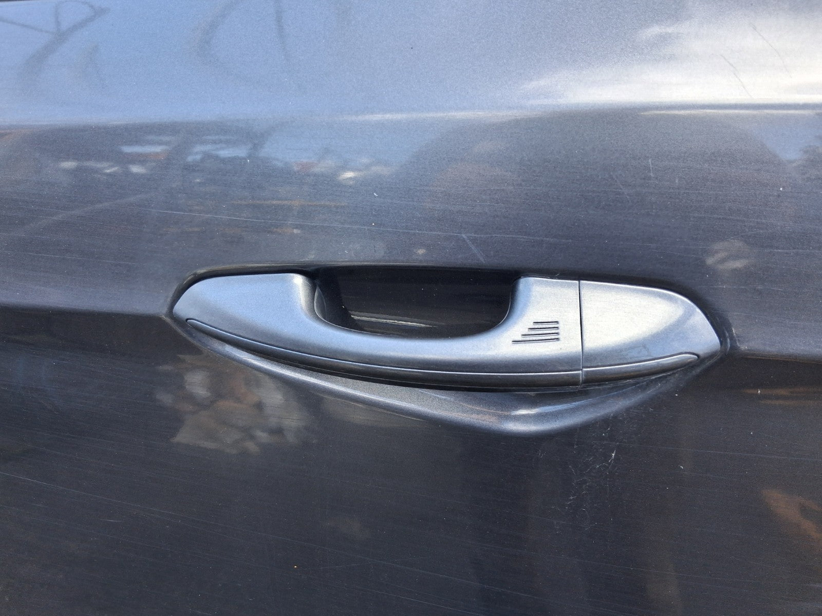 2017 FORD S MAX MK2 NSR PASSENGER SIDE REAR LEFT EXTERIOR DOOR HANDLE GREY