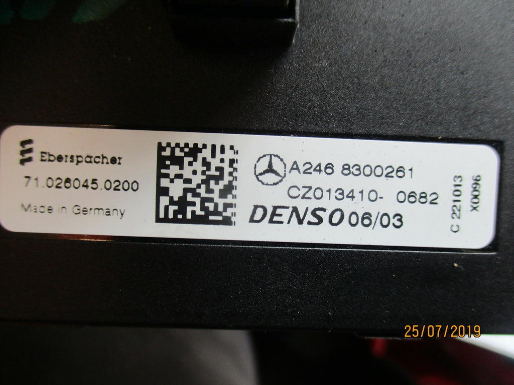 MERCEDES A CLASS W176 1.5 HEATER RESISTOR CONTROL MODULE A2468300261