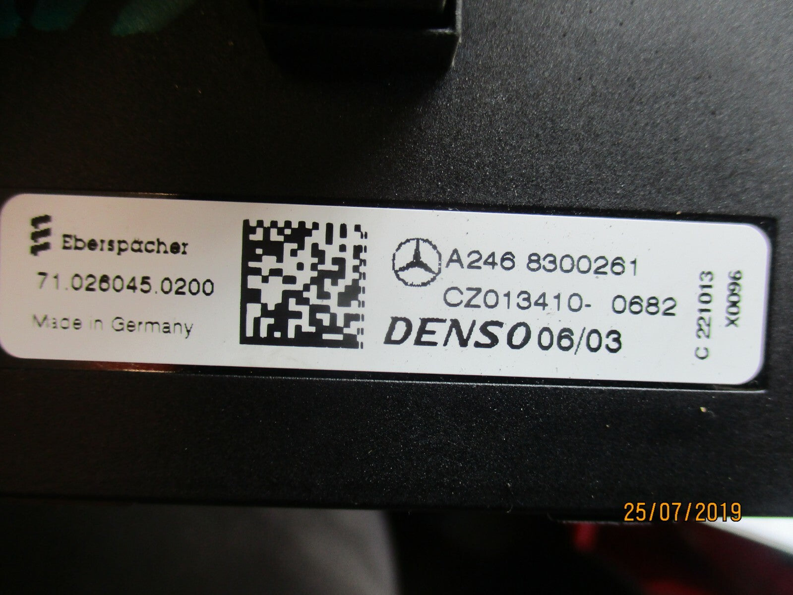 MERCEDES A CLASS W176 1.5 HEATER RESISTOR CONTROL MODULE A2468300261