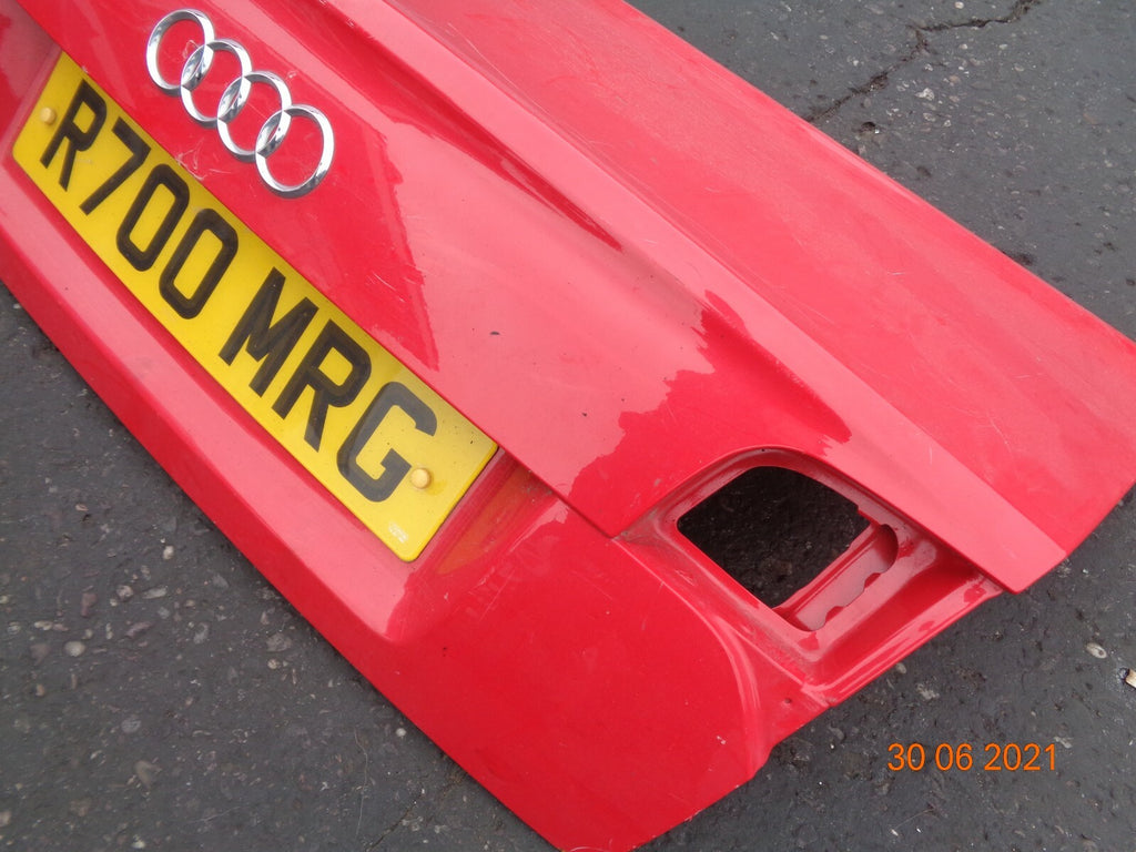 AUDI A4 MK3 B7 SALOON 2007 REAR BOOT LID HATCH TAILGATE BODY PANEL RED