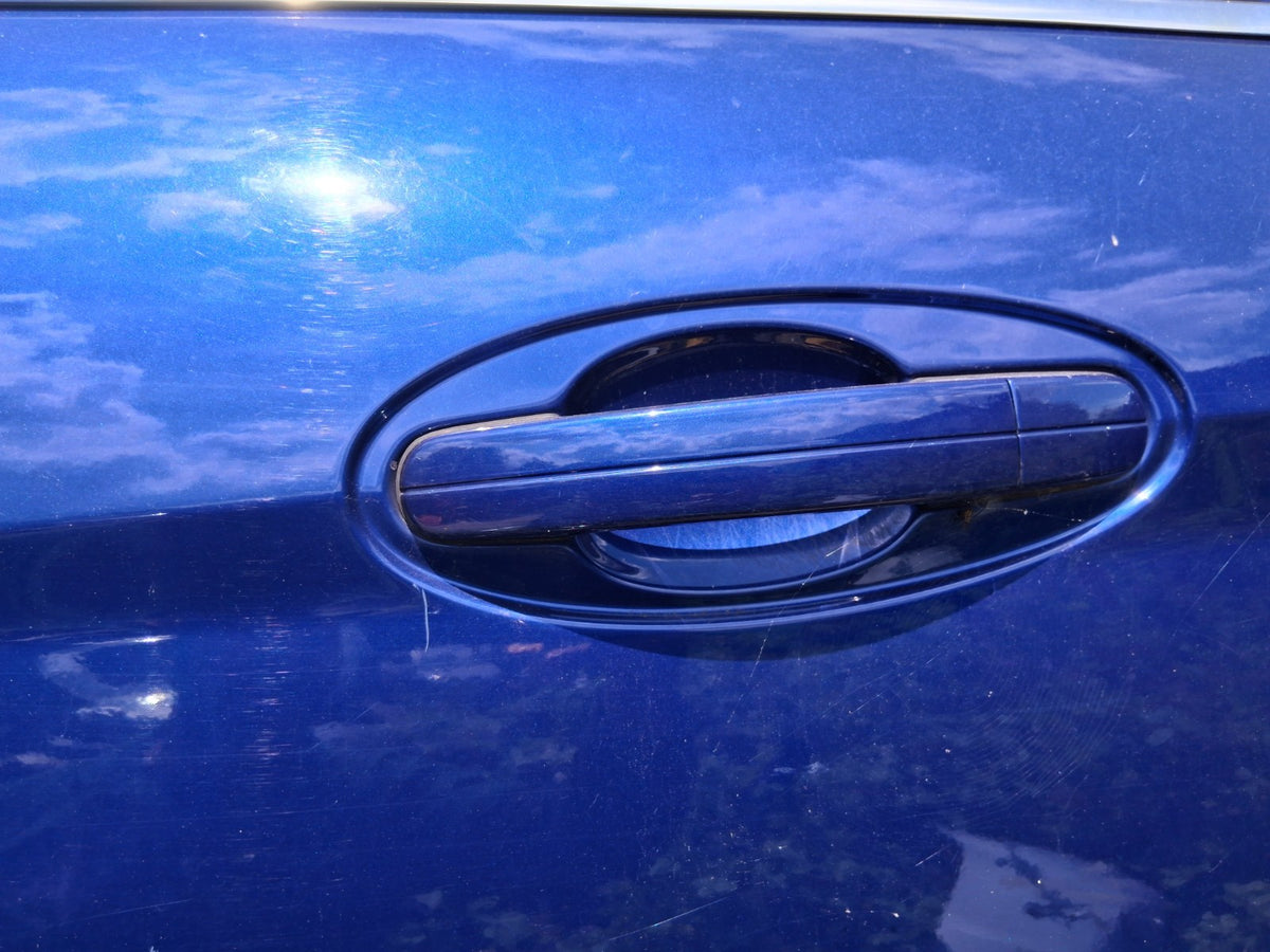 2015 FORD GRAND C MAX MK2 NSF PASSENGER SIDE FRONT EXTERIOR DOOR HANDLE BLUE