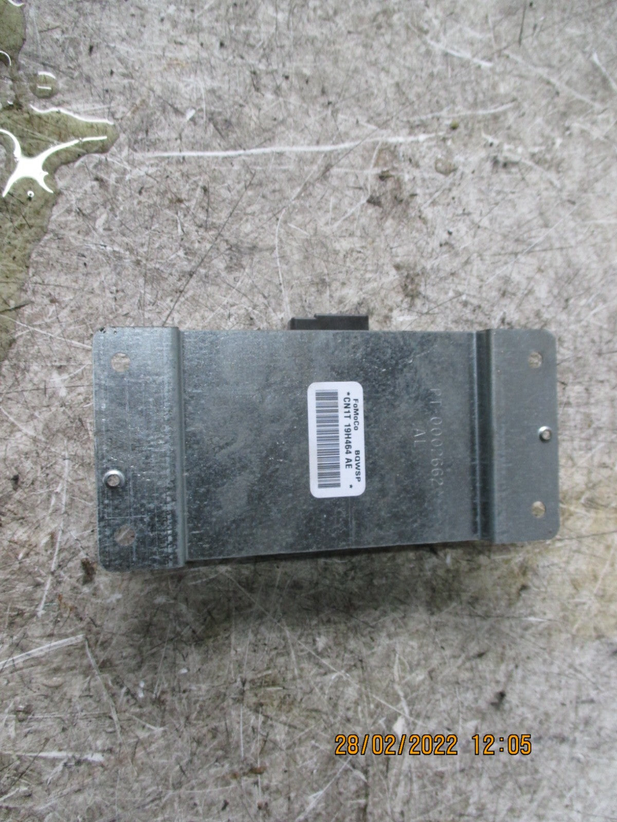 FORD ECOSPORT 2017 GPS ANTENNA CONTROL MODULE CN1T 19H464 AE