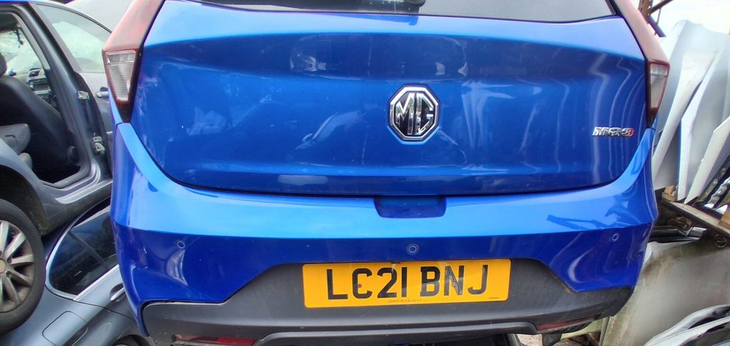2021 MG 3 MK2 EXCLUSIVE FACELIFT REAR COMPLETE BUMPER REGAL MOUNTAIN BLUE 5JSJ