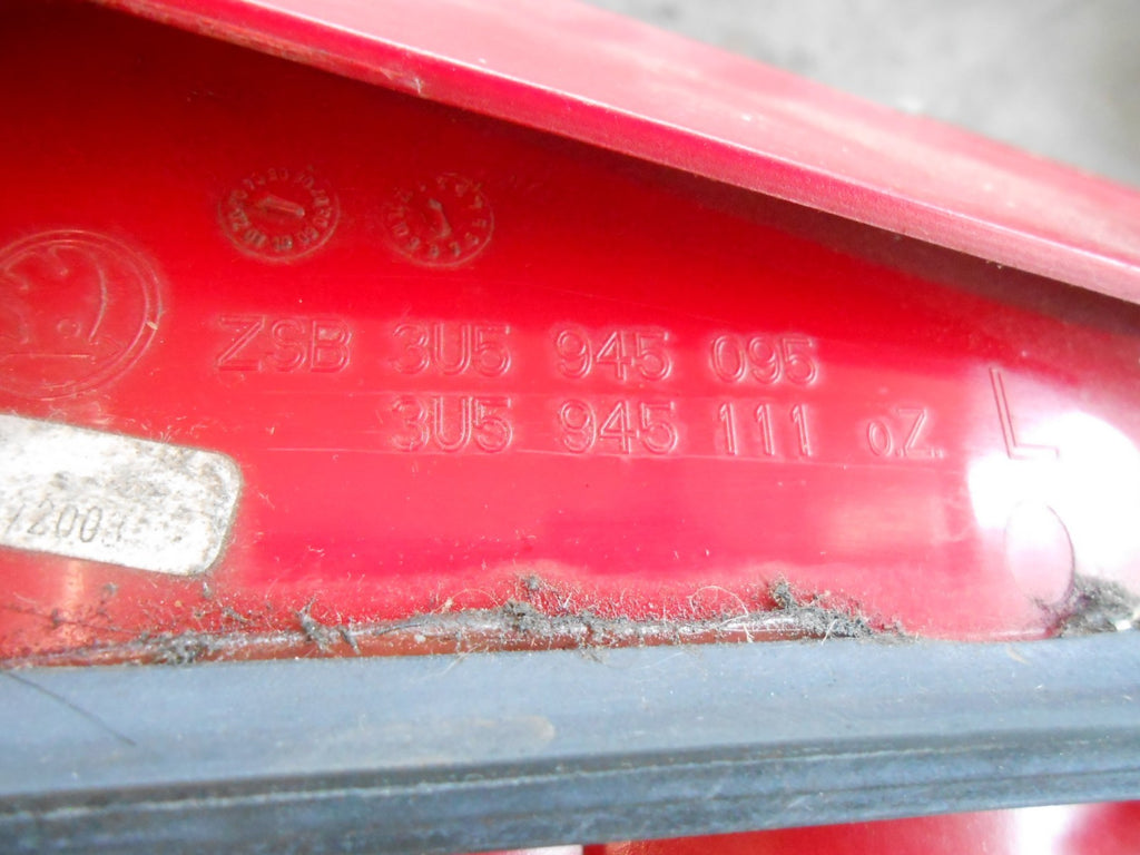 SKODA SUPERB B5 3U (MK1) 2001-2008 NSR PASSENGER SIDE REAR LIGHT 3U5945095