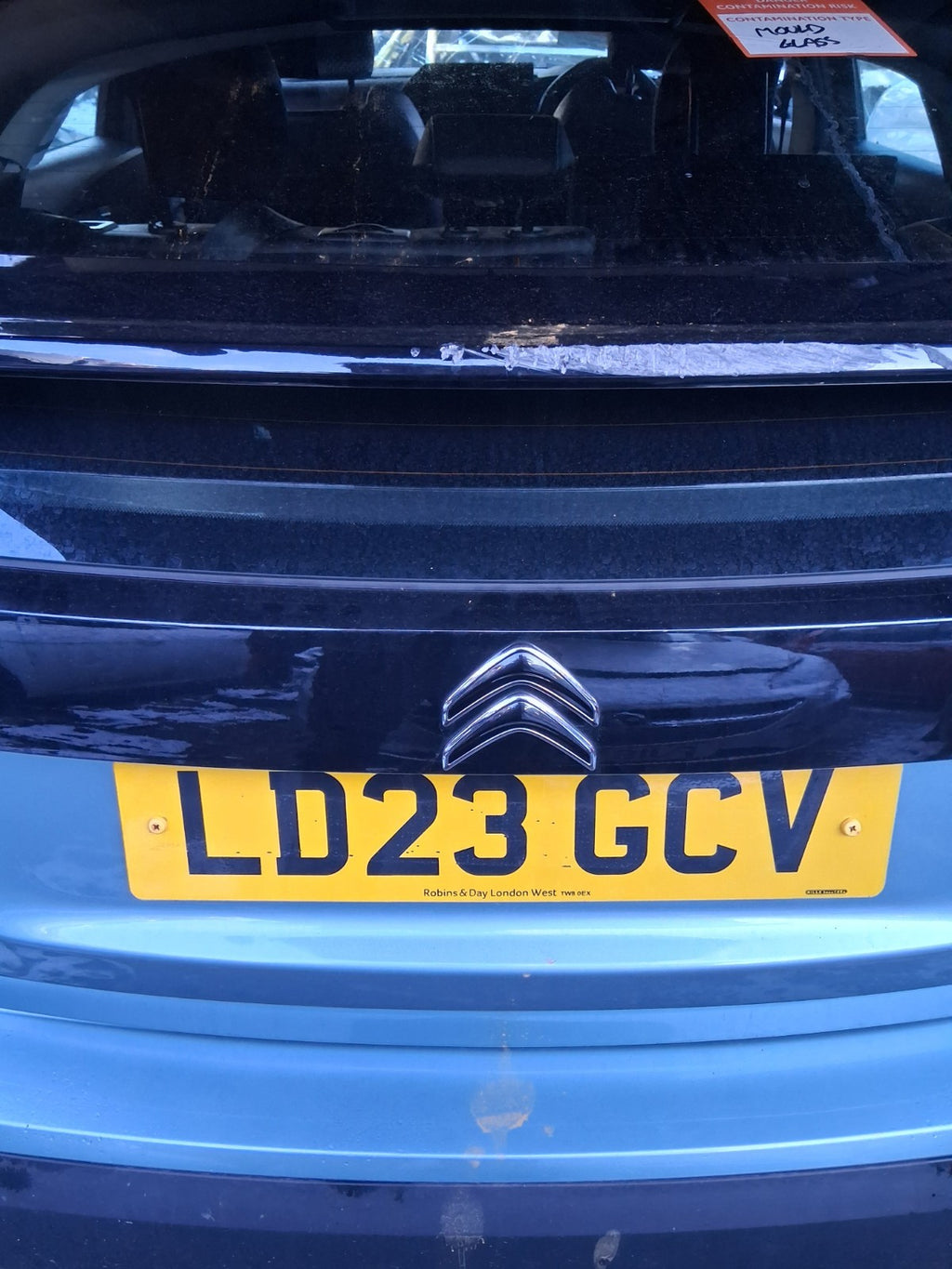 2023 CITROEN C4 MK3 REAR BARE TAILGATE BOOTLID OLBIA BLUE EQN