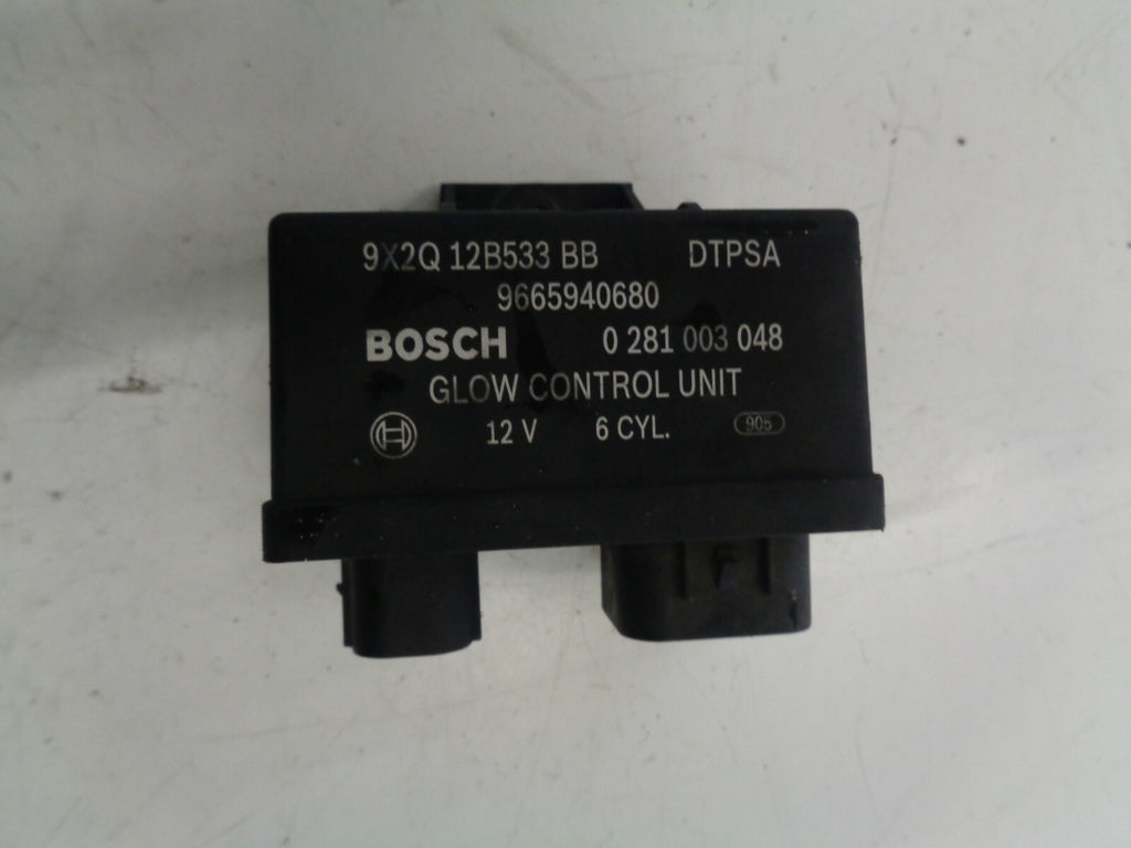 JAGUAR XF 2010 X250 GLOW PLUG RELAY CONTROL 9X2Q12B533BB