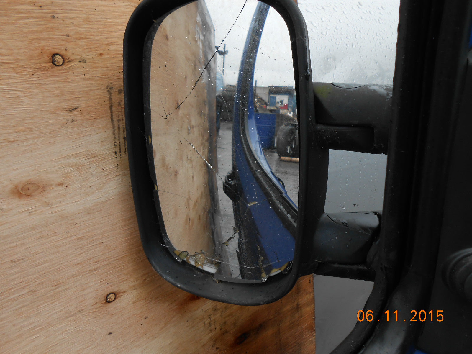 FIAT DOBLO MPV 2004 NSF PASSENGER SIDE FRONT BARE DOOR WITH HANDLE WING MIRROR