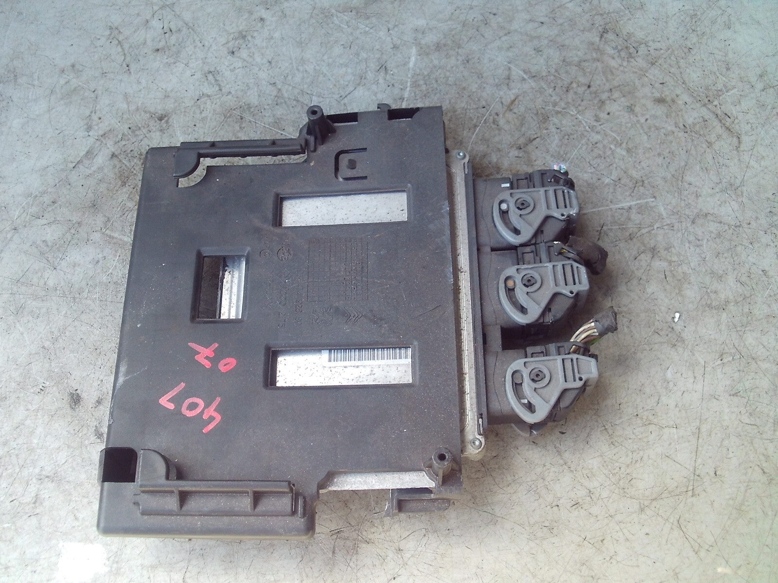 2007 PEUGEOT 407 ECU ENGINE CONTROL MODULE 9664437180