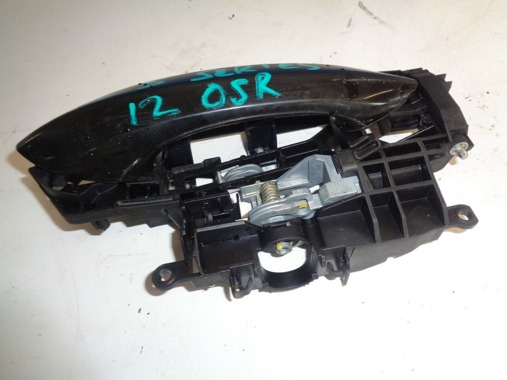 BMW 5 SERIES 2012 F10 F11 OSR DRIVER REAR EXTERIOR DOOR HANDLE X4717565009 BLACK