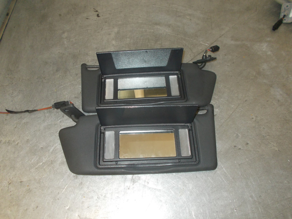 VAUXHALL ASTRA 2006 DRIVER & PASSENGER SIDE SUN VISORS BLACK 13187127