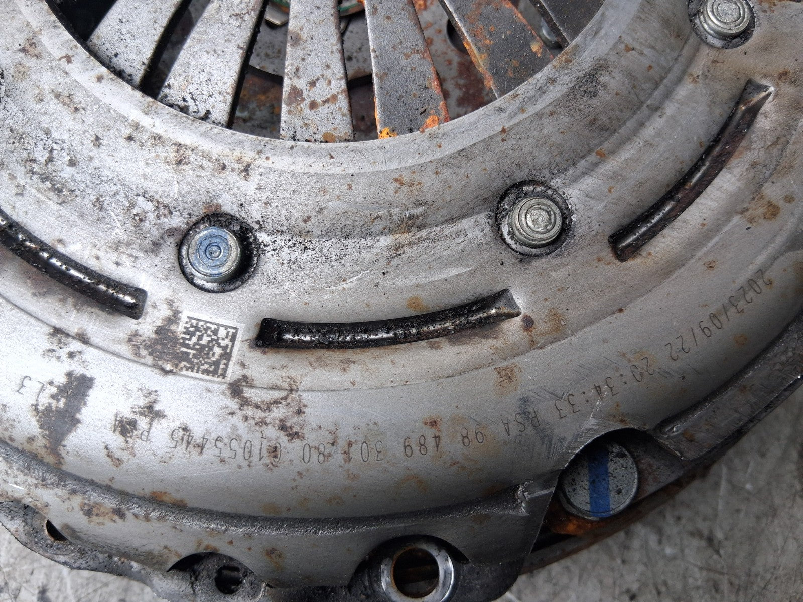 CITROEN C4 MK3 2023 1.2 PETROL CLUTCH PRESSURE PLATE & FLYWHEEL 9848930180