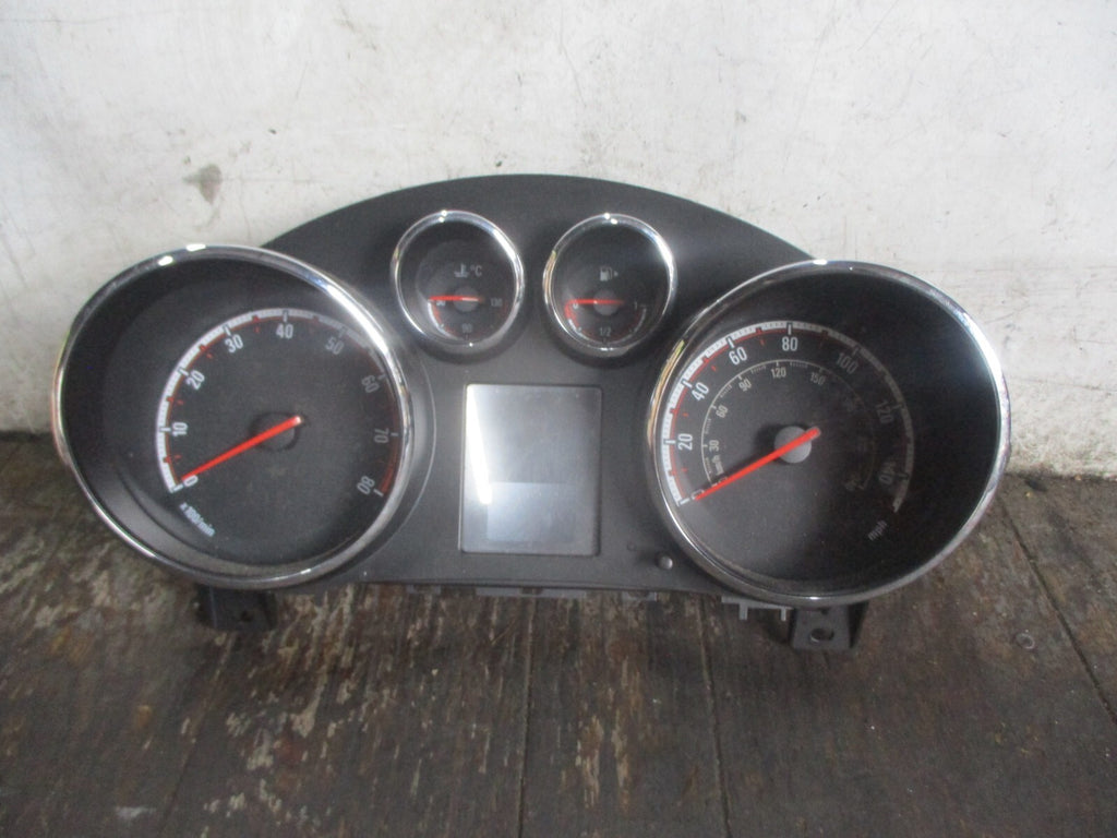 VAUXHALL MERIVA B 2011 1.4 PETROL SPEEDOMETER INSTRUMENT CLUSTER 13346176