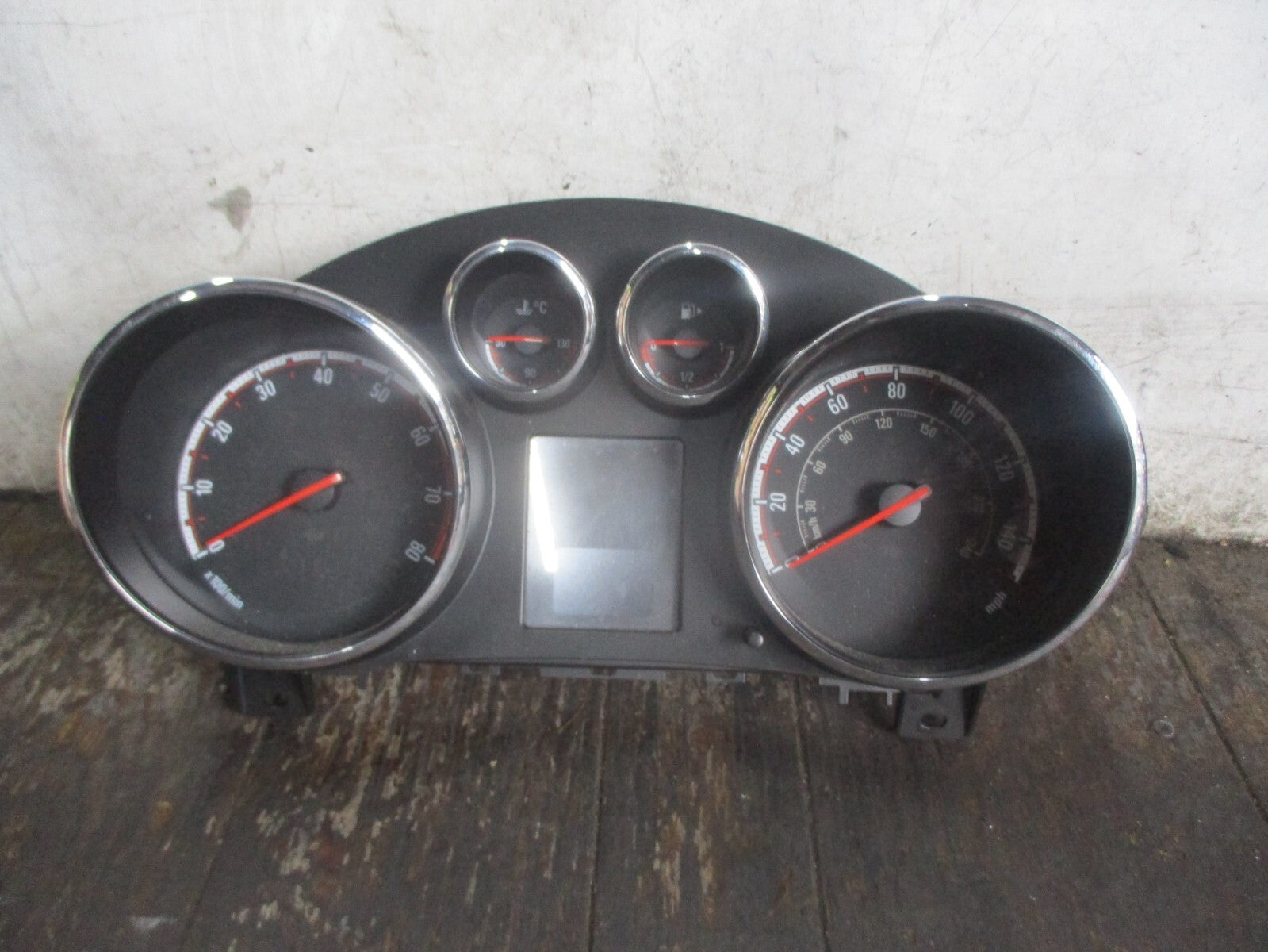 VAUXHALL MERIVA B 2011 1.4 PETROL SPEEDOMETER INSTRUMENT CLUSTER 13346176