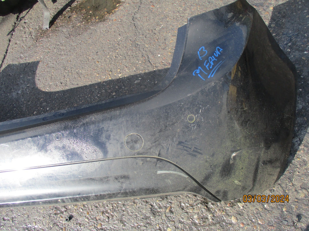 VAUXHALL MERIVA B 2010 REAR COMPLETE BUMPER PDC SENSORS BLACK