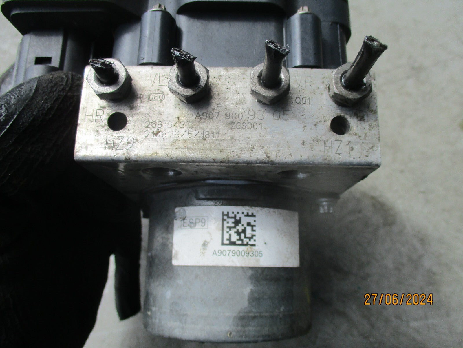 2021 MERCEDES SPRINTER W907 2.1 DIESEL ABS PUMP MODULATOR A9079009305