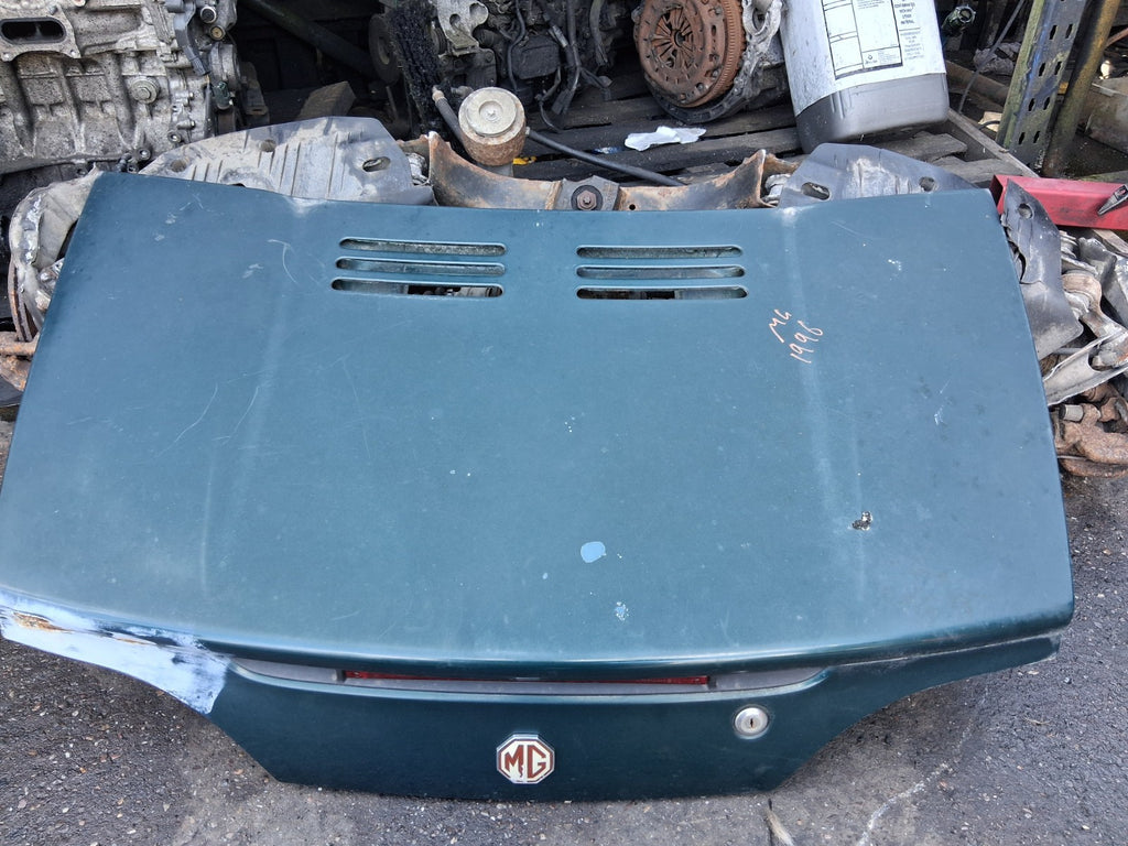 MG MGF 1996 MK1 REAR COMPLETE TAILGATE BOOTLID GREEN