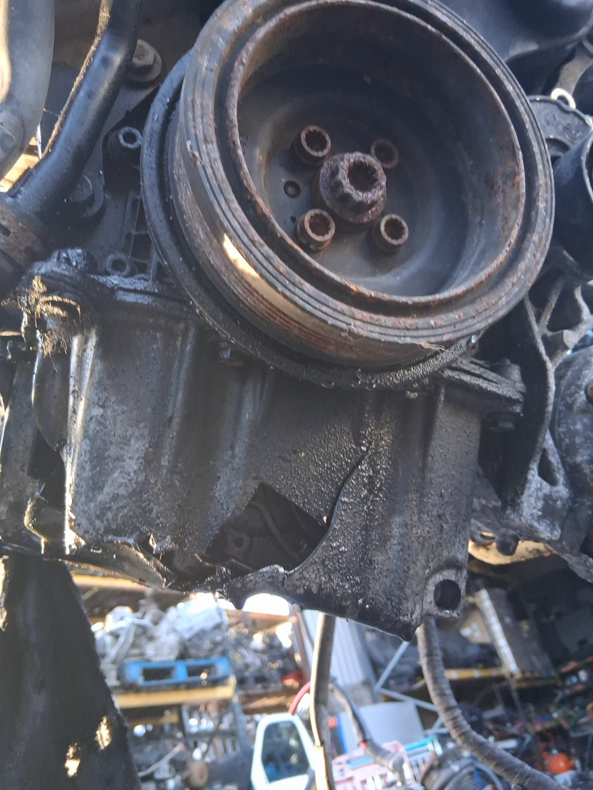 VW VOLKSWAGEN GOLF MK7 2013 1.6 DIESEL BARE ENGINE WITH INJECTOR PUMPS CLHA CLH