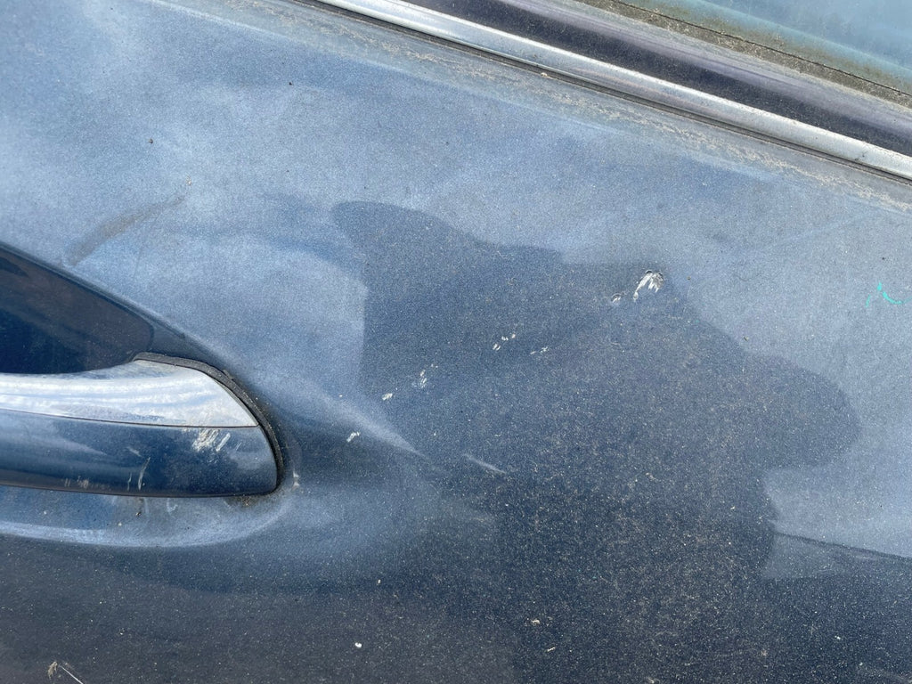 MERCEDES BENZ W209 COMPLETE FRONT DRIVER RIGHT SIDE DOOR BLUE