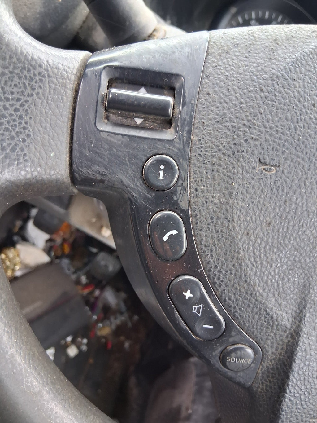 2018 NISSAN NV200 STEERING WHEEL AIRBAG BLACK