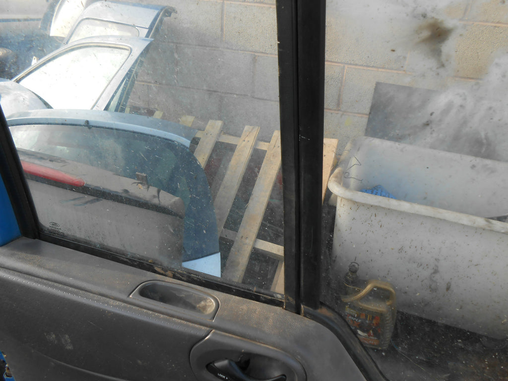 FORD TRANSIT MK6 2000 - 2006 NSF COMPLETE PASSENGER FRONT DOOR & GLASS BLUE