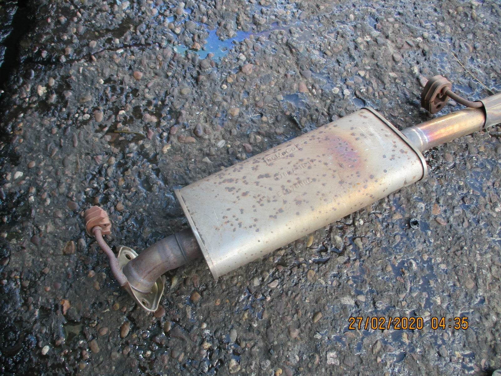 FORD B MAX 2017 1.6 PETROL COMPLETE MIDDLE BACK EXHAUST SYSTEM PIPE BOX MUFFLER