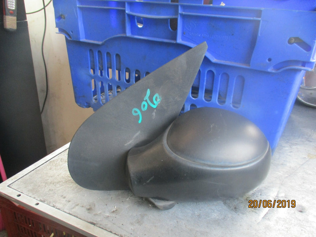 PEUGEOT 206 2002 PASSENGER NEAR SIDE WING MIRROR BLACK