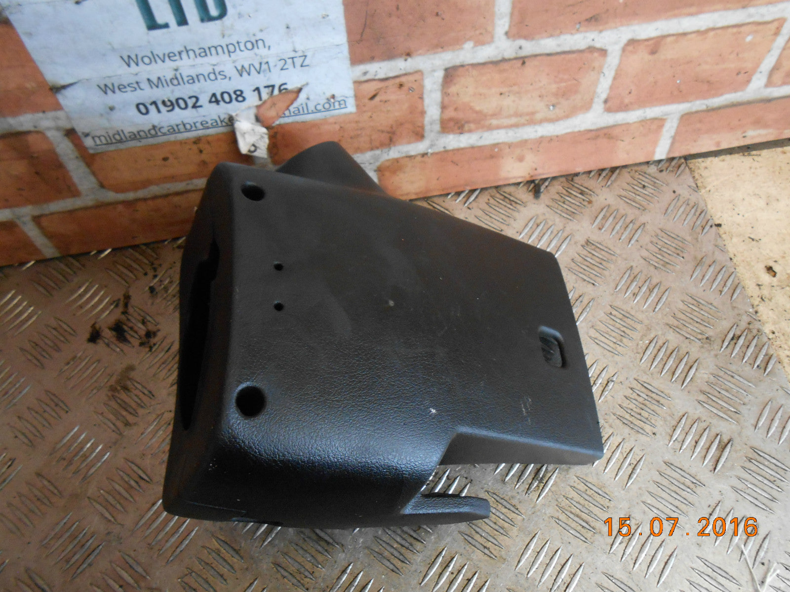 PEUGEOT 307 CC 307CC 2003 STEERING COLUMN COWL COWLING BLACK PLASTIC 9634507577