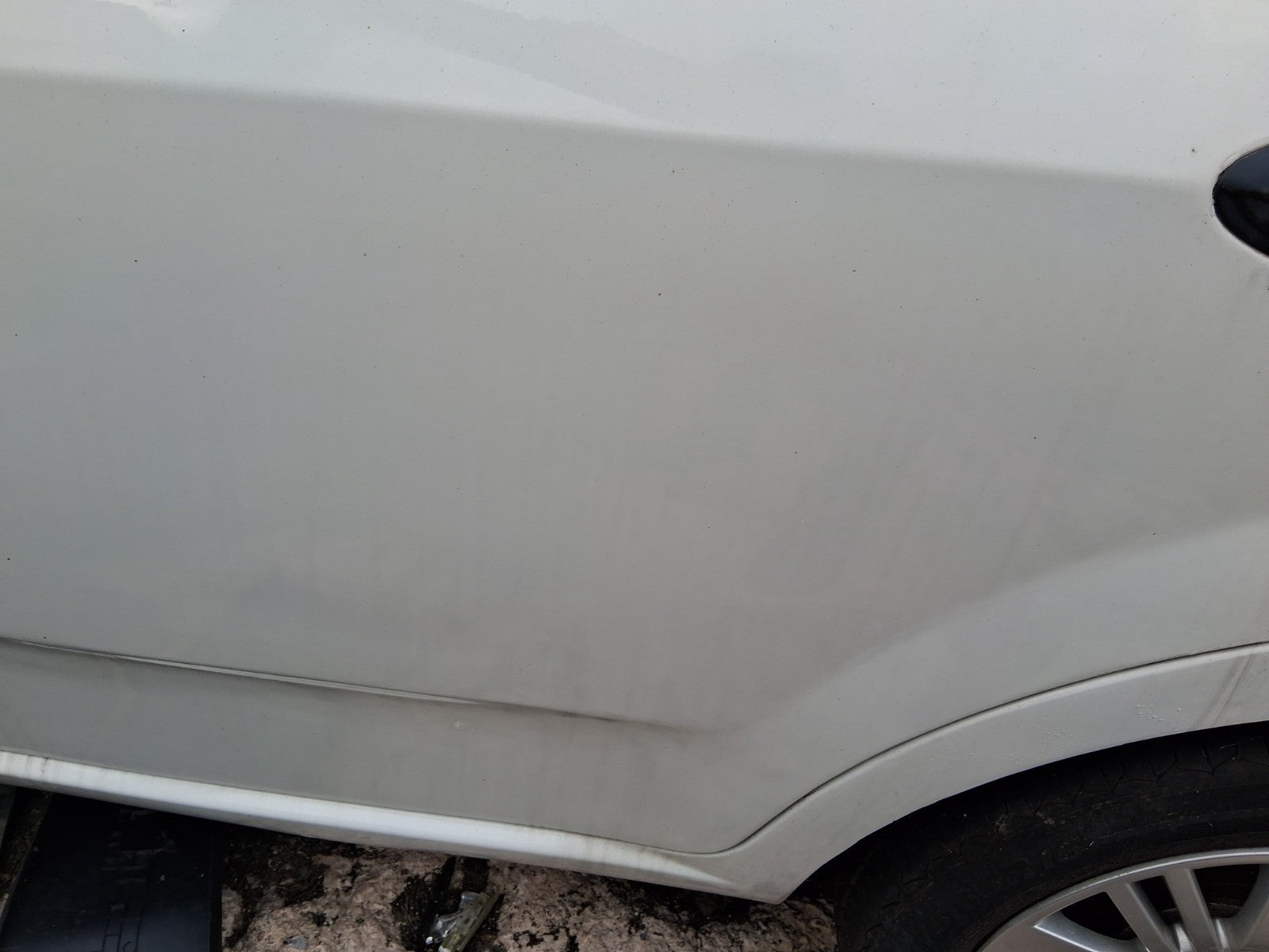 2014 FIAT PUNTO FACELIFT 5 DOOR MK3 NSR COMPLETE PASSENGER SIDE REAR DOOR WHITE