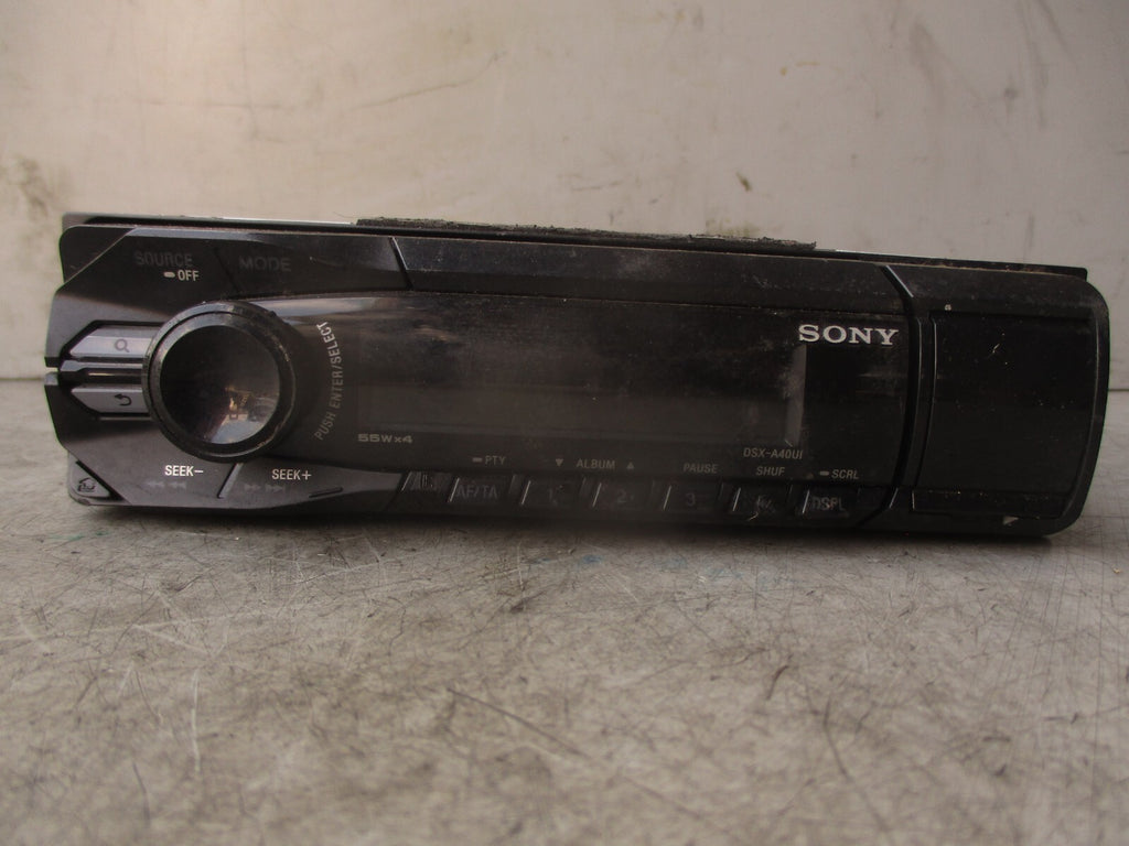 SONY RADIO CD MEDIA PLAYER DSX-A40UI NO CODE
