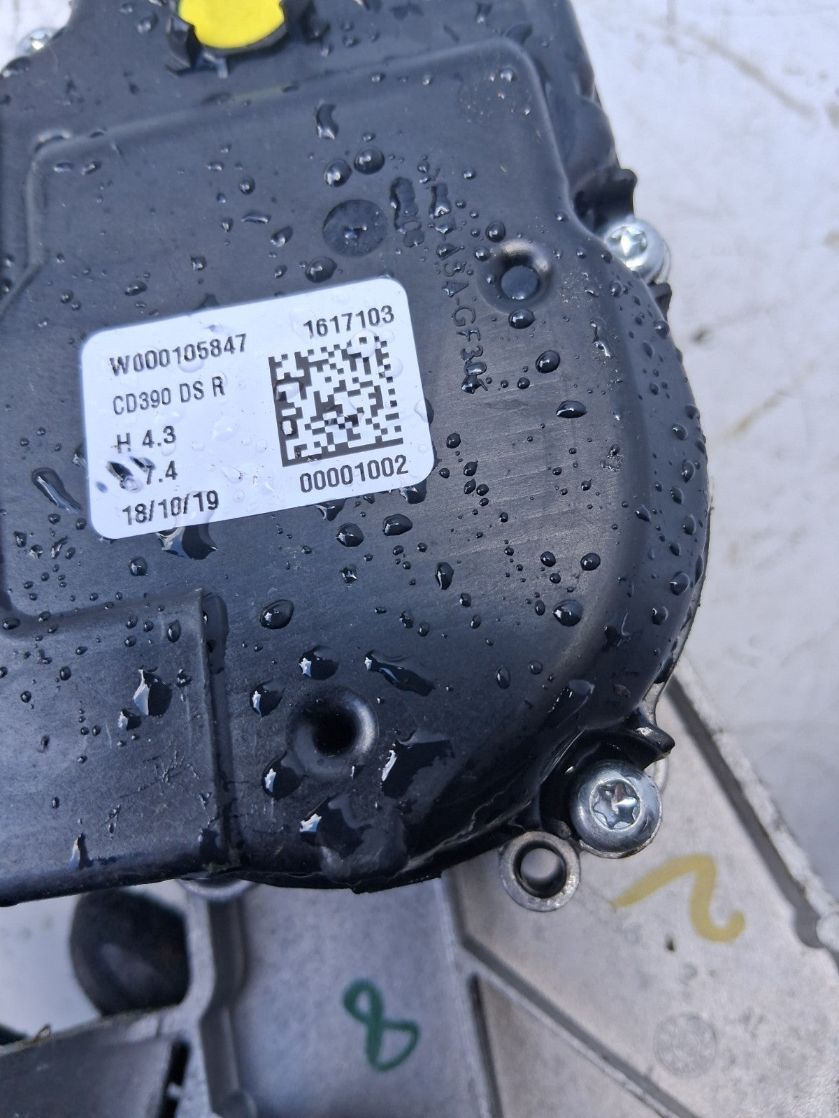 2019 FORD GALAXY MK4 OSF DRIVER SIDE FRONT WIPER MOTOR W000102753