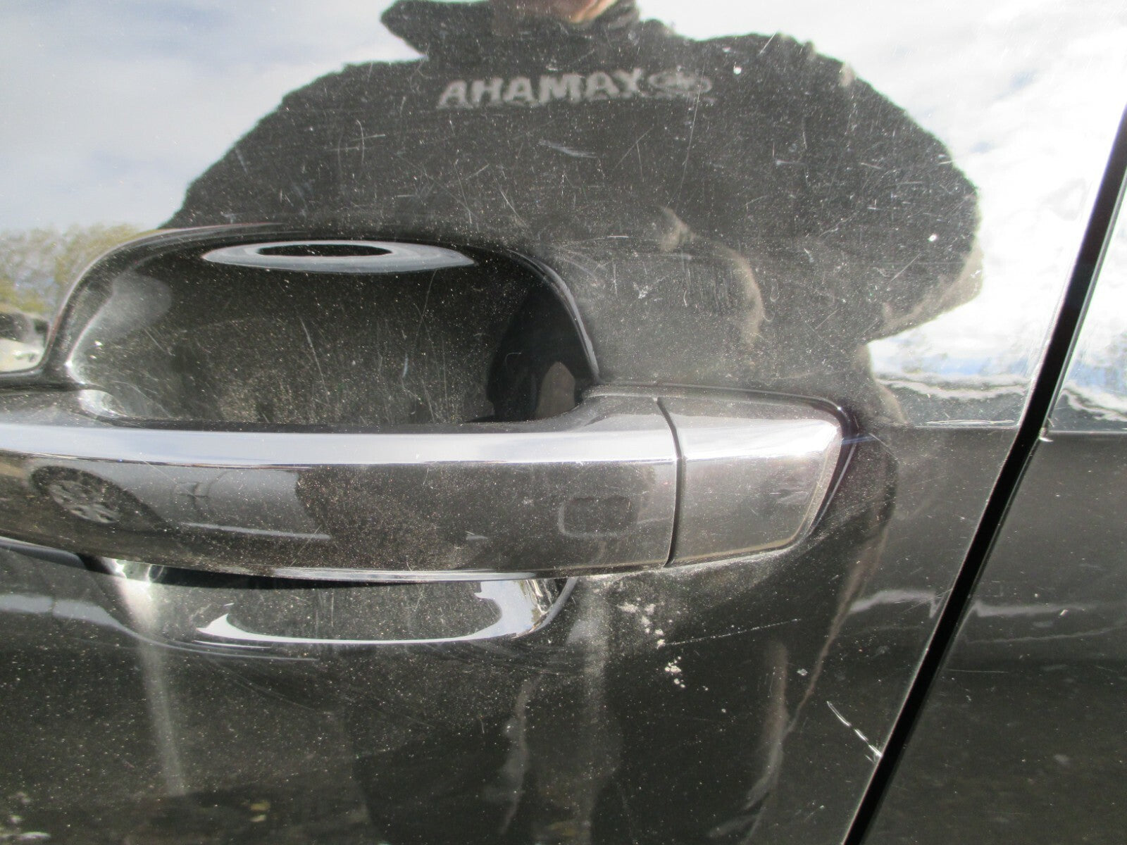 AUDI Q2 MK1 2020 NSF PASSENGER SIDE FRONT EXTERIOR DOOR HANDLE & BRACKET BLACK