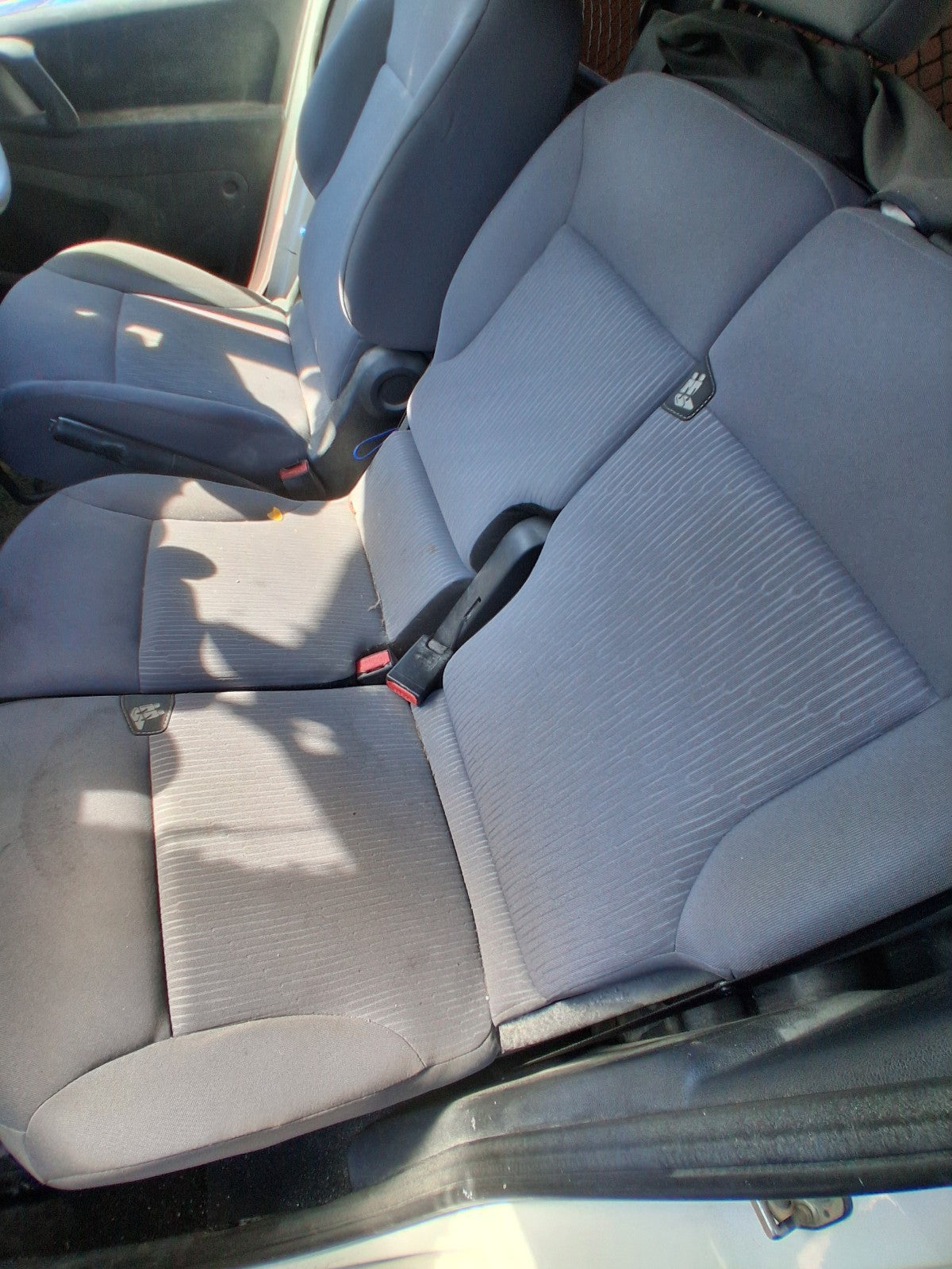2015 PEUGEOT PARTNER MK2 NSF PASSENGER SIDE FRONT LEFT TWIN COMPLETE FABRIC SEAT