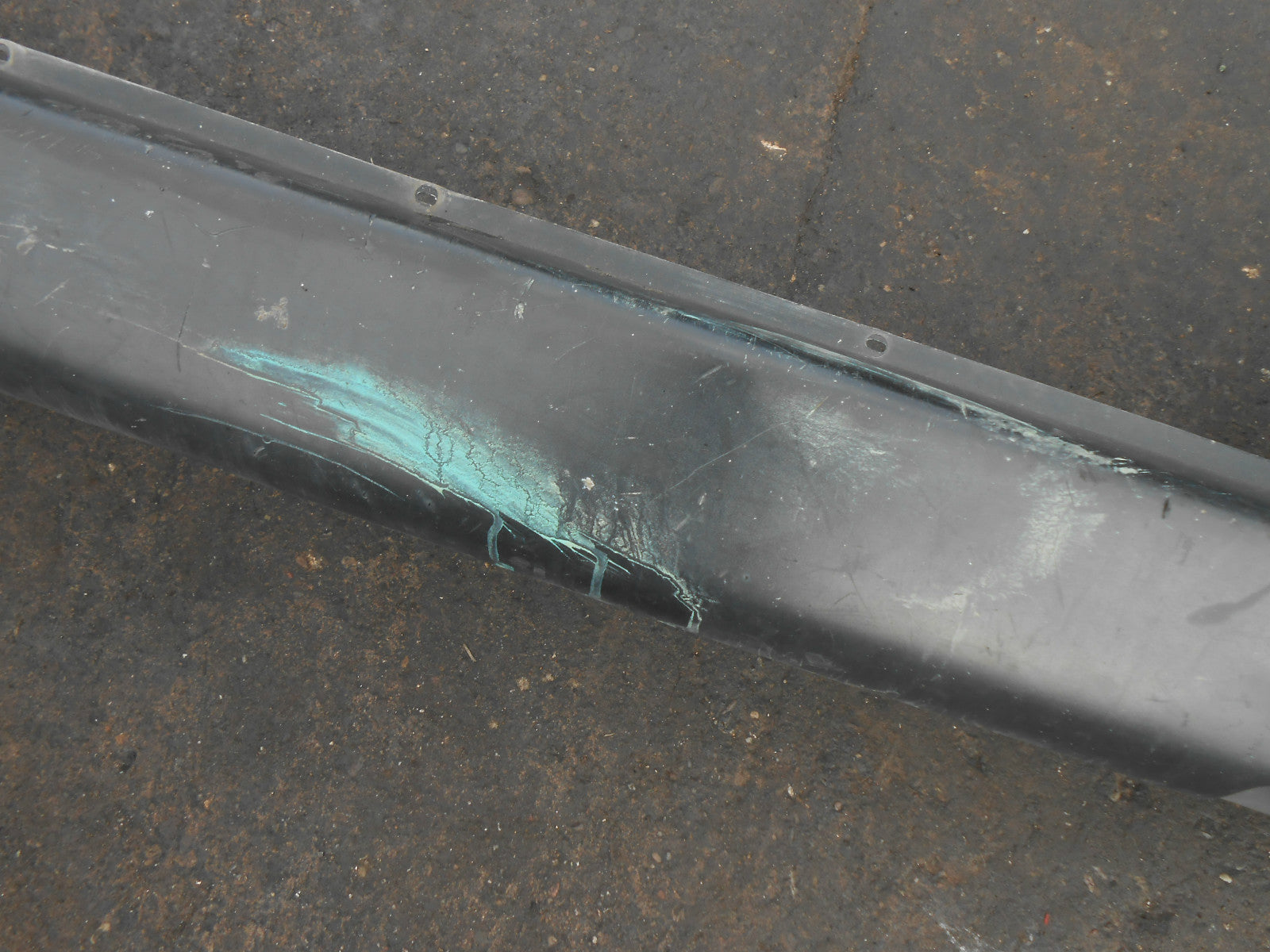 PEUGEOT PARTNER 2002 REAR BUMPER BLACK