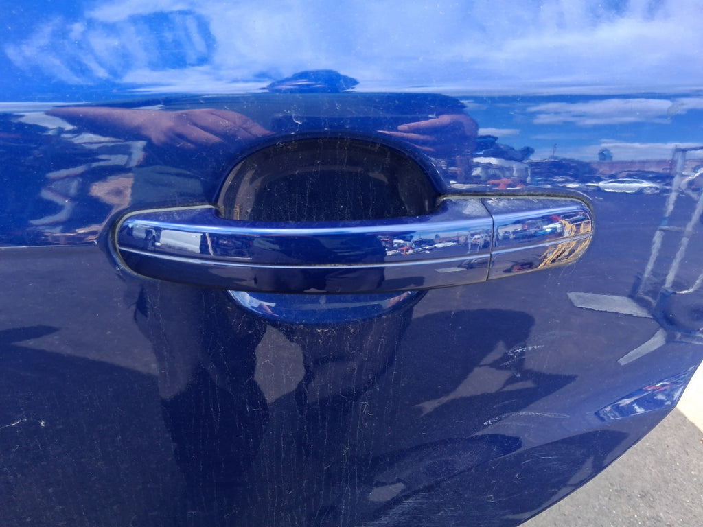 2015 FORD FOCUS MK3 NSR PASSENGER REAR EXTERIOR DOOR HANDLE DEEP IMPACT BLUE HF
