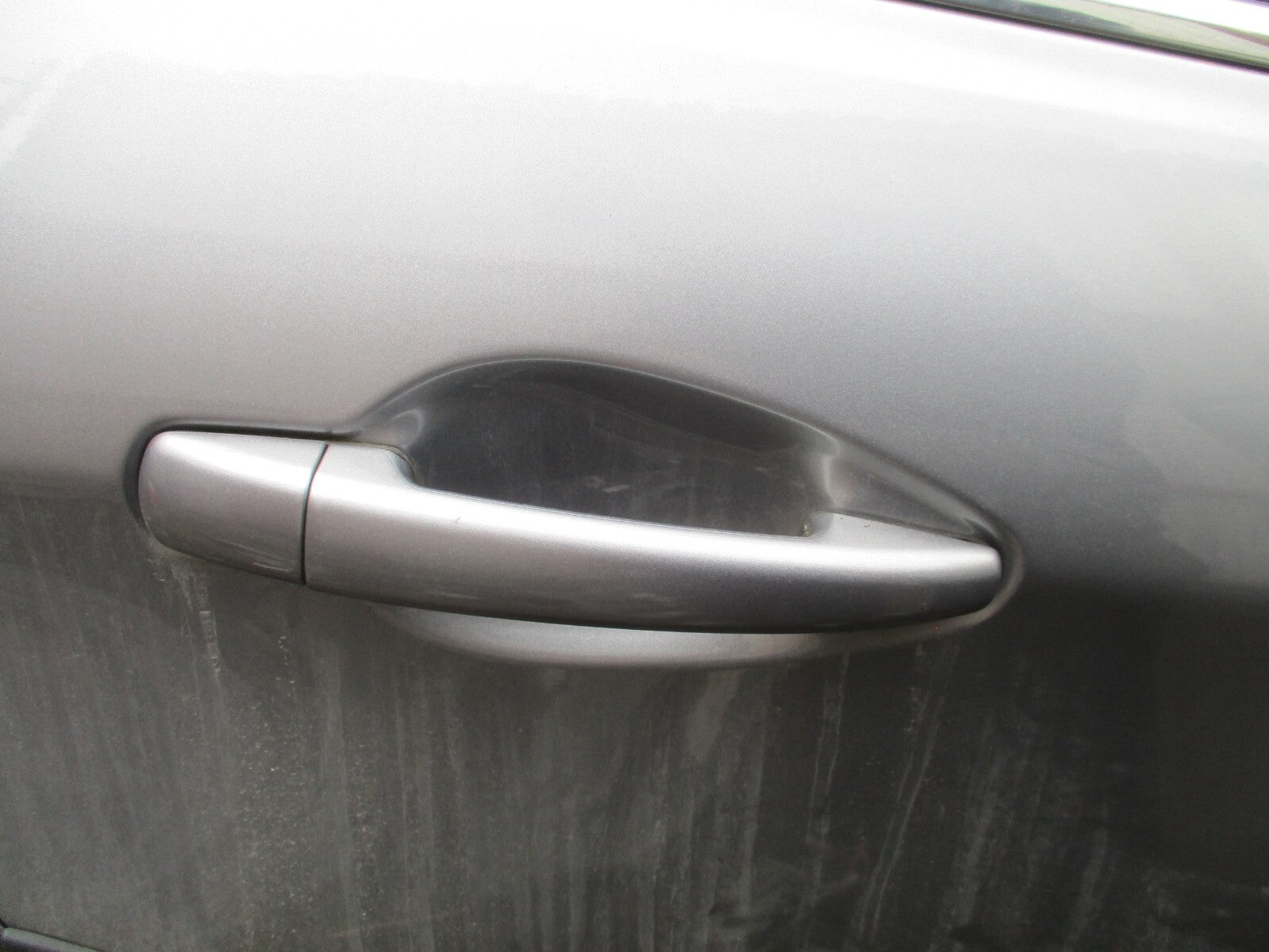 PEUGEOT 2008 2018 MK1 OSR DRIVER REAR EXTERIOR DOOR HANDLE CULUMUS GREY MET KCA