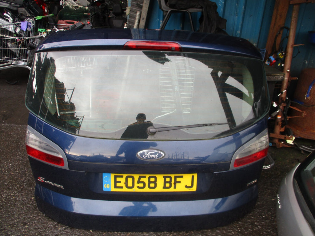 FORD S MAX MK1 2008 REAR COMPLETE TAILGATE BOOTLID BLUE