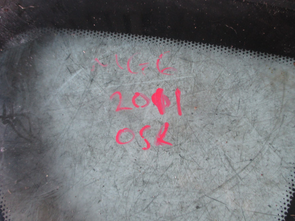 MG6 MK1 2011 5 DOOR OSR DRIVER SIDE REAR QUARTER WINDOW GLASS