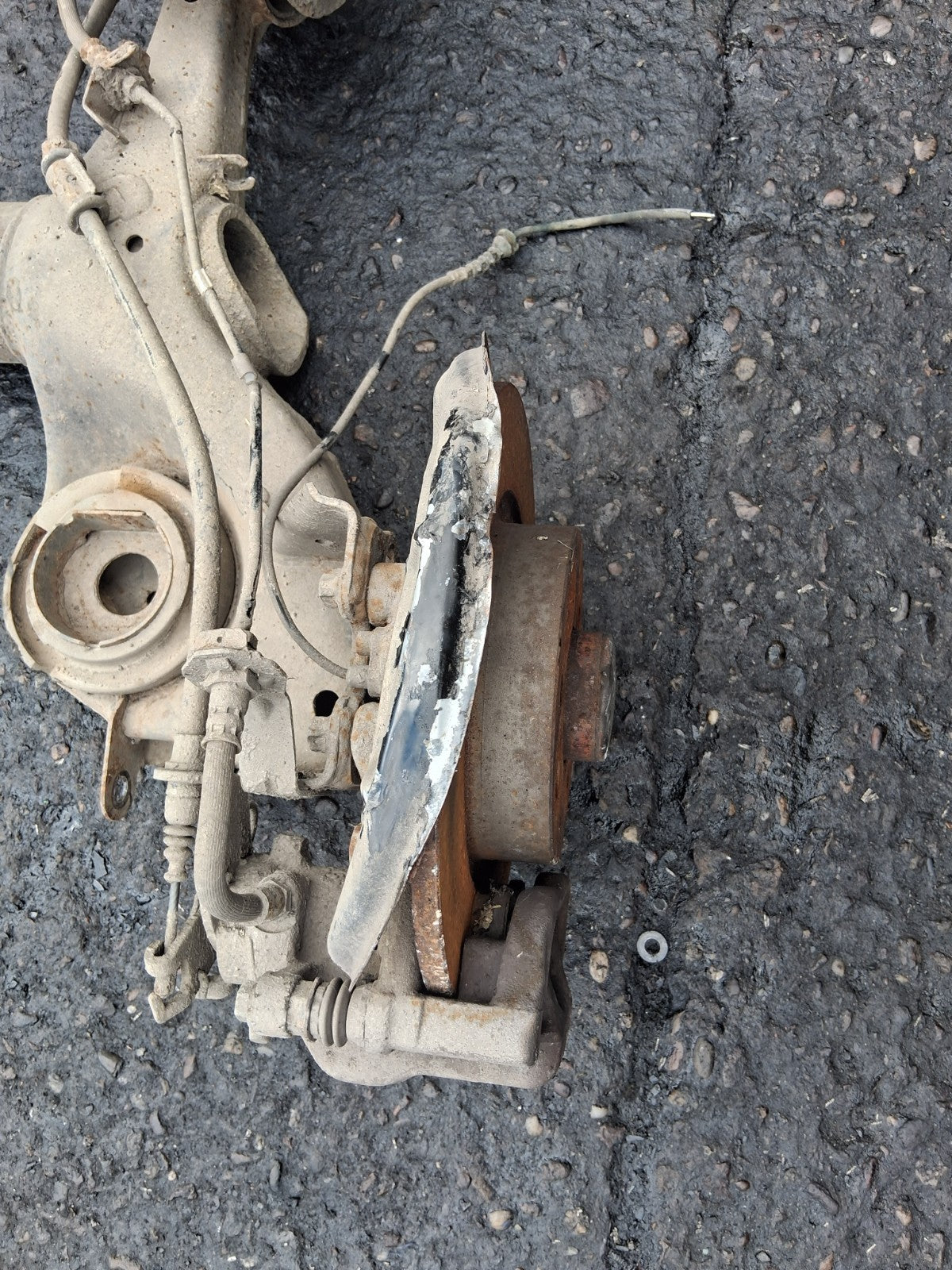 2016 VAUXHALL CORSA E REAR AXLE BEAM DISC TYPE