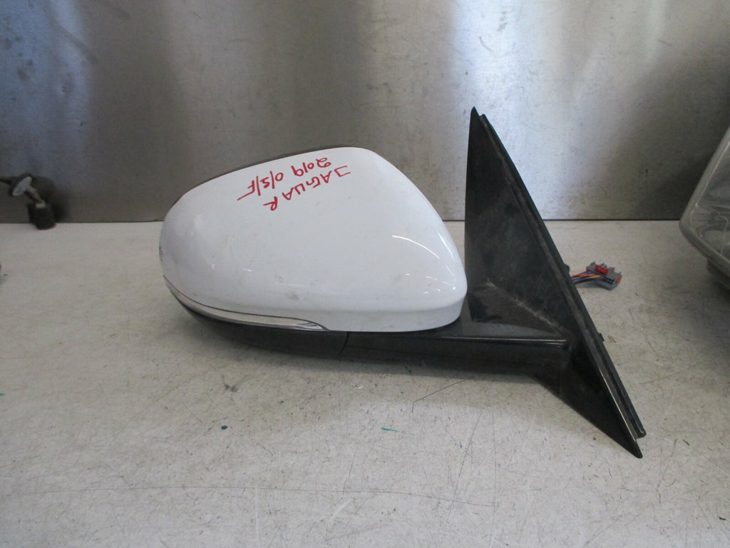 JAGUAR XE 2019 OS DRIVER SIDE ELECTRIC WING MIRROR WHITE WITH CAMERA 2128.5002