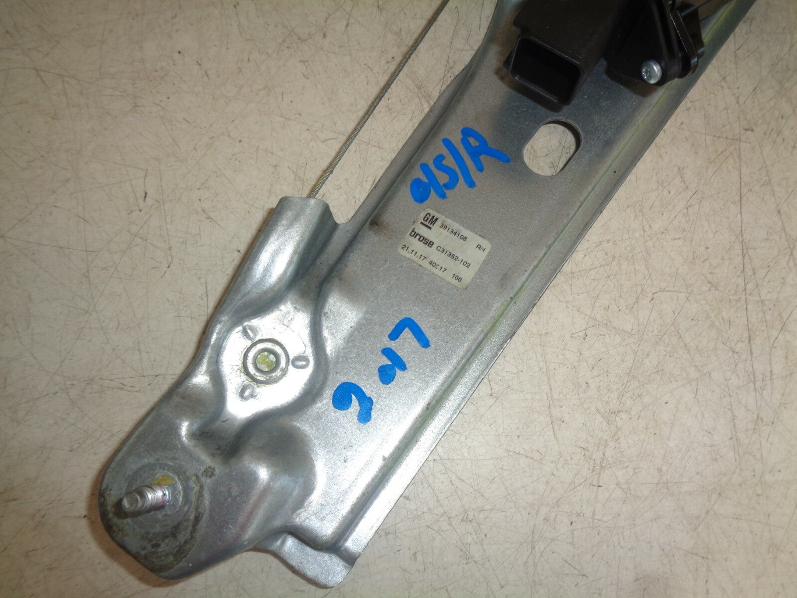 VAUXHALL ASTRA K 2018 OSR DRIVER SIDE REAR WINDOW REGULATOR MOTOR MECHNAISM