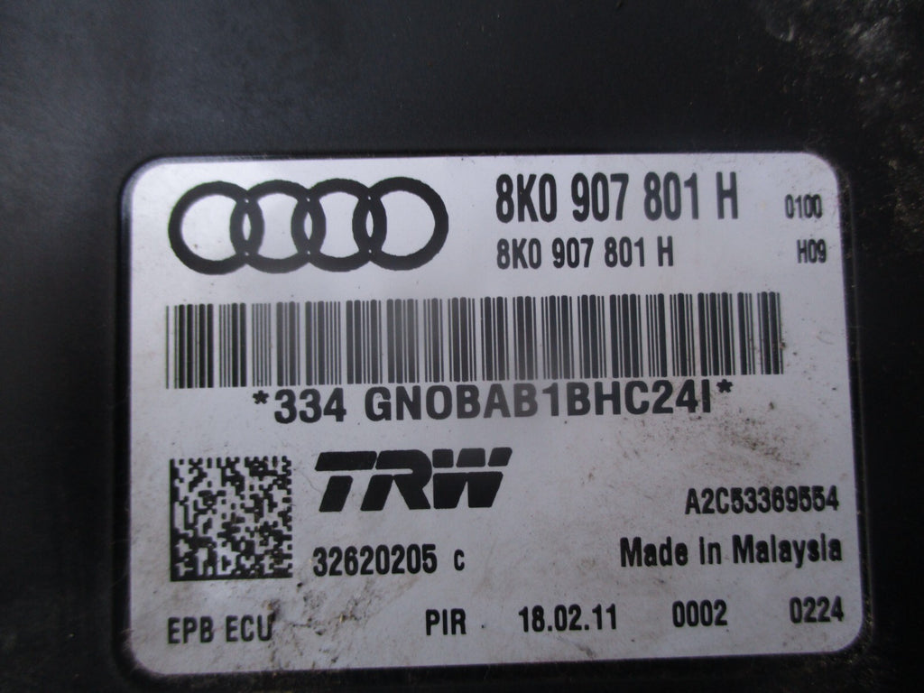 2011 AUDI A5 8T 2.0 DIESEL ELECTRIC POWER BRAKE CONTROL UNIT EPB 8T0955453C