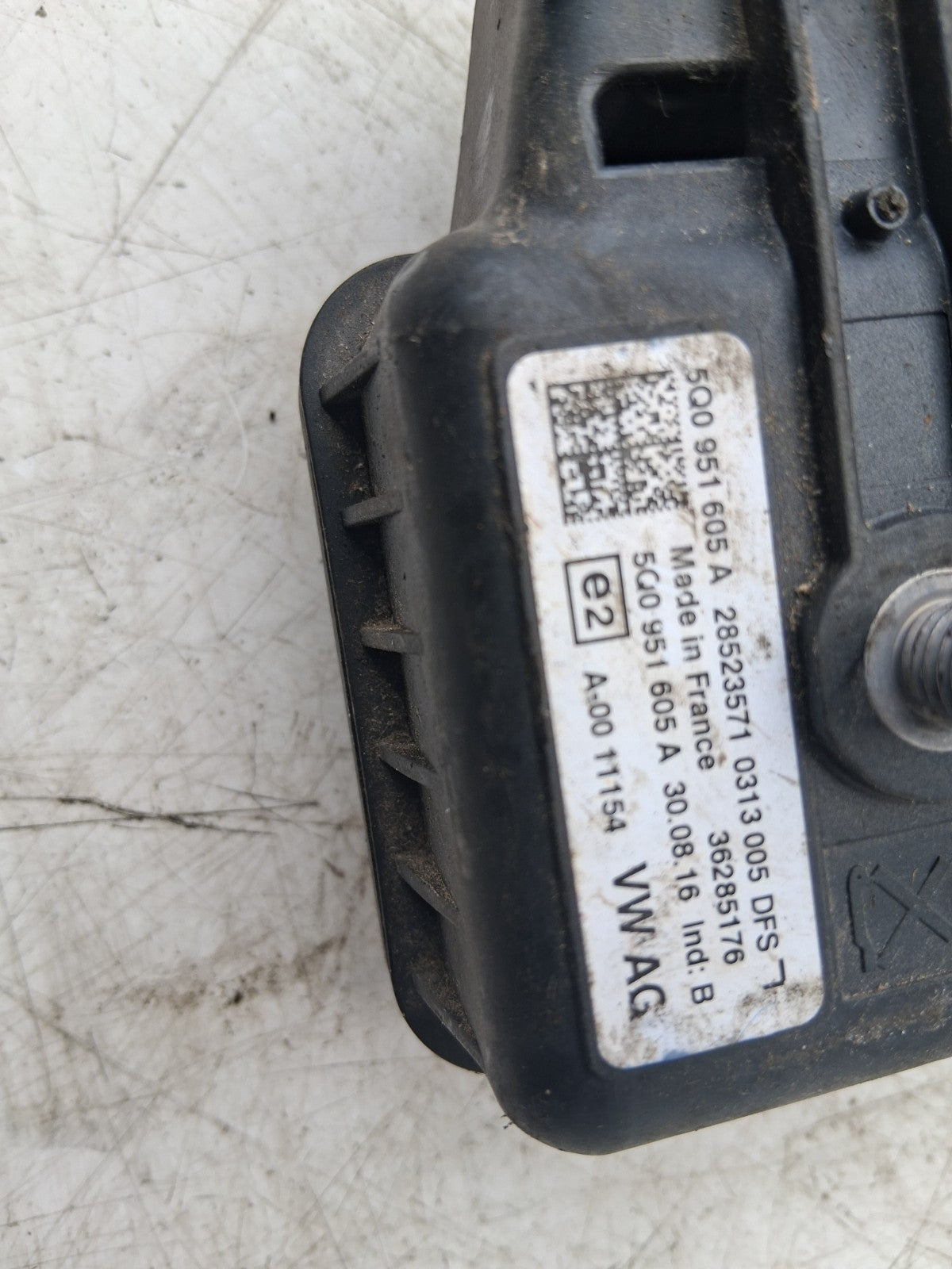 VW VOLKSWAGEN GOLF MK7 2016 ANTI THEFT ALARM SIREN HORN 5Q0951605A